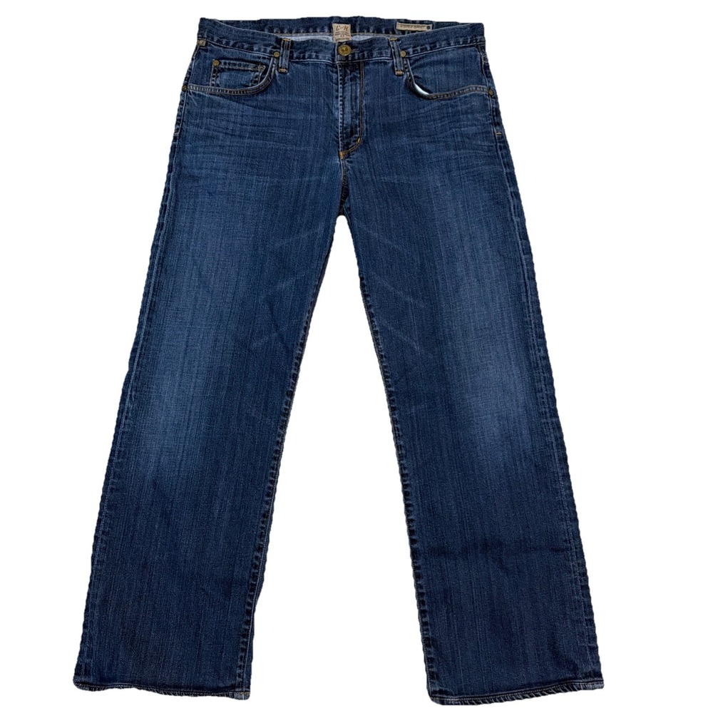 Citizens Of Humanity By Jerome Dahan Womens Blue Wide‎ Leg Denim Jeans Size 36